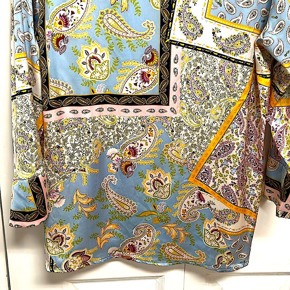 Cato Est. 1948 Multi Color Paisley Top size 14W / 16W - Picture 8 of 8